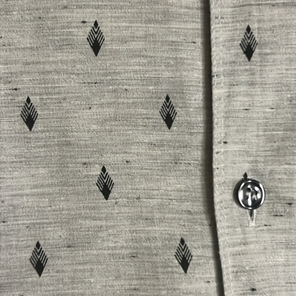 Massimo Dutti White Patterned Shirt - Picture 3 of 9